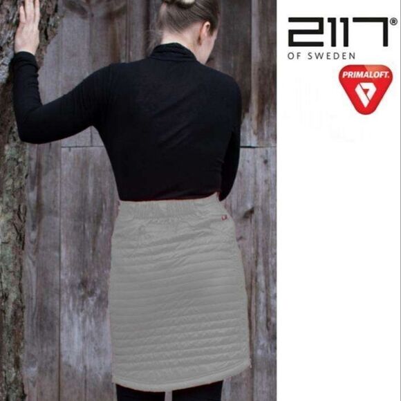 2117 twentyone seventeen of Sweden Women's Pearl Grey Padded Skirt - Picture 2 of 16